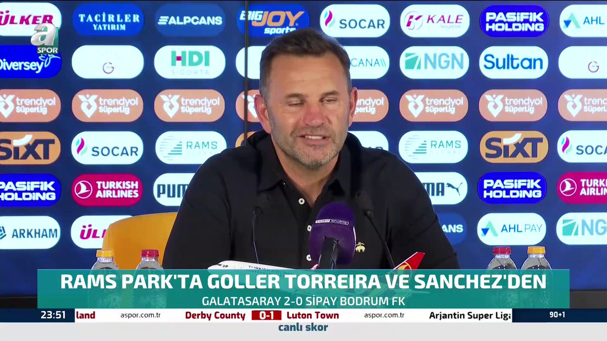 🦁 Galatasaray Teknik Direktörü Okan Buruk: Galatasaray istediği sürece hep burada olmak istiyorum. #GSvBDR