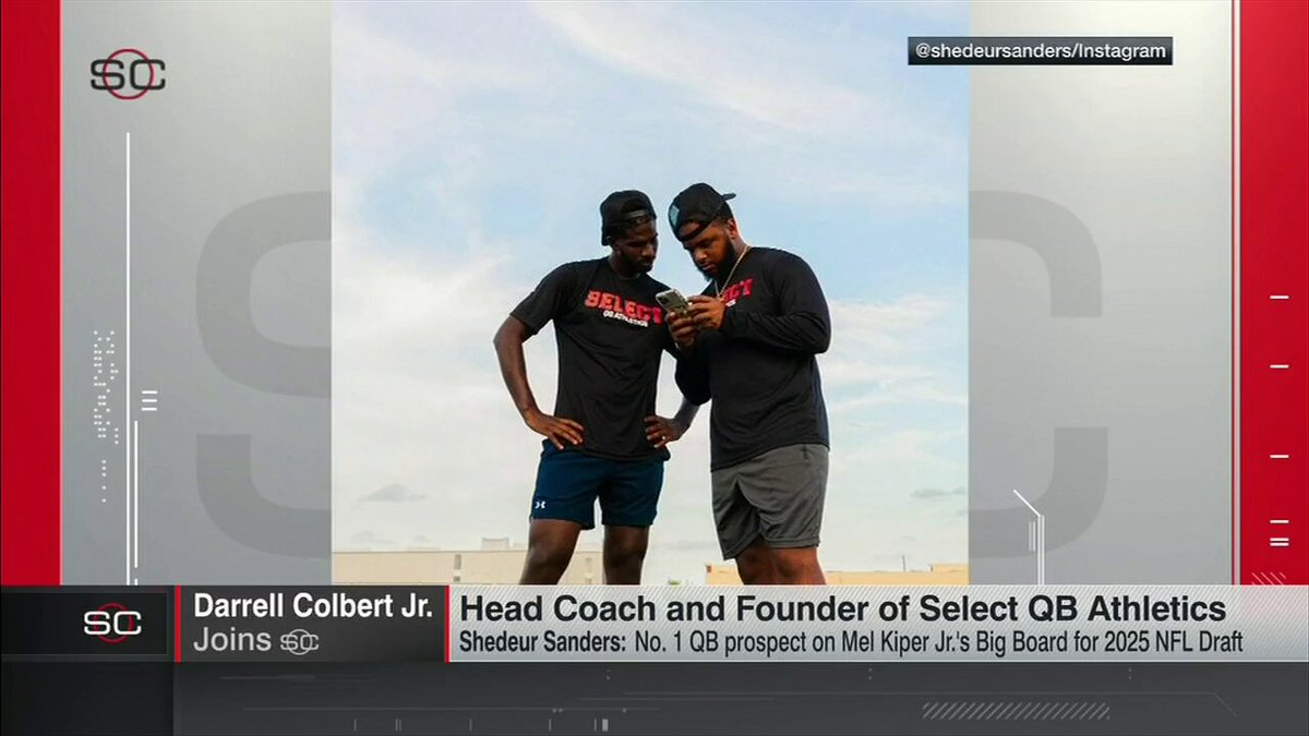“[Shedeur] knows what he brings to a franchise and he’s stating that.” Darrell Colbert Jr. highlights Shedeur Sanders’ confidence and compares him to his father Deion Sanders.