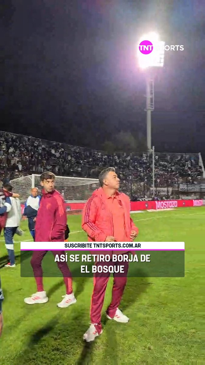 [AHORA] Gallardo consoló a Borja, que se retiró llorando por una molestia muscular que podría dejarlo afuera del Superclásico. 🚨