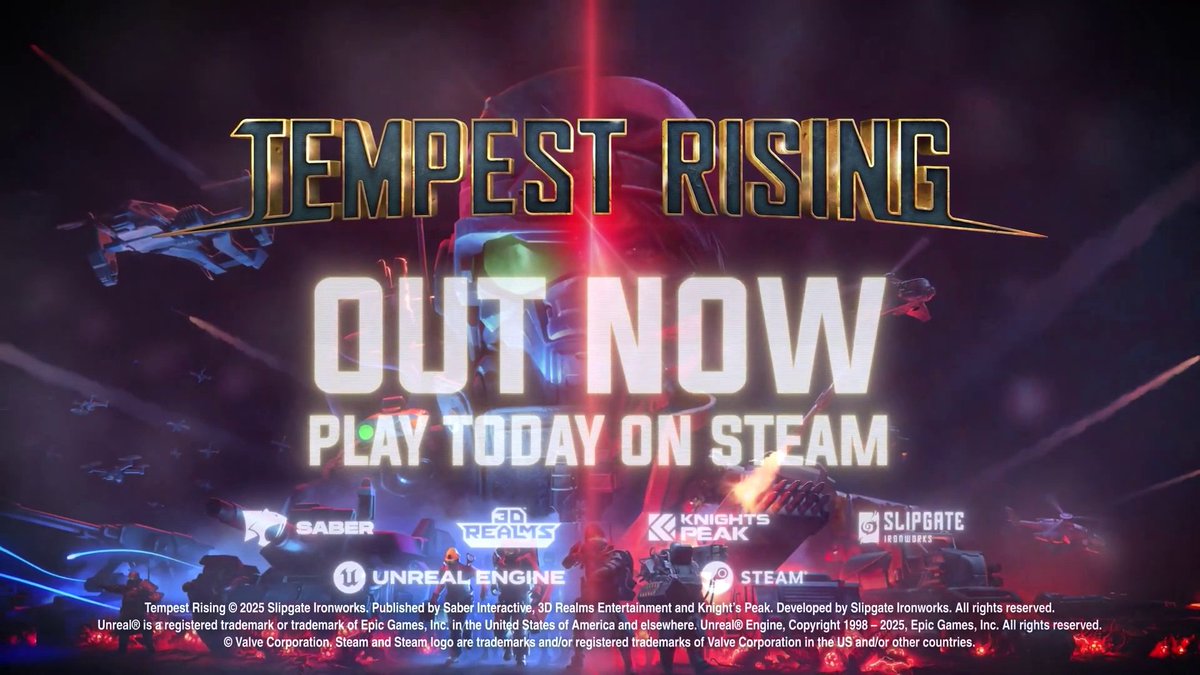 Ready for deployment, General! Tempest Rising is available NOW for all players who purchase the Standard or Deluxe Editions! Play today: