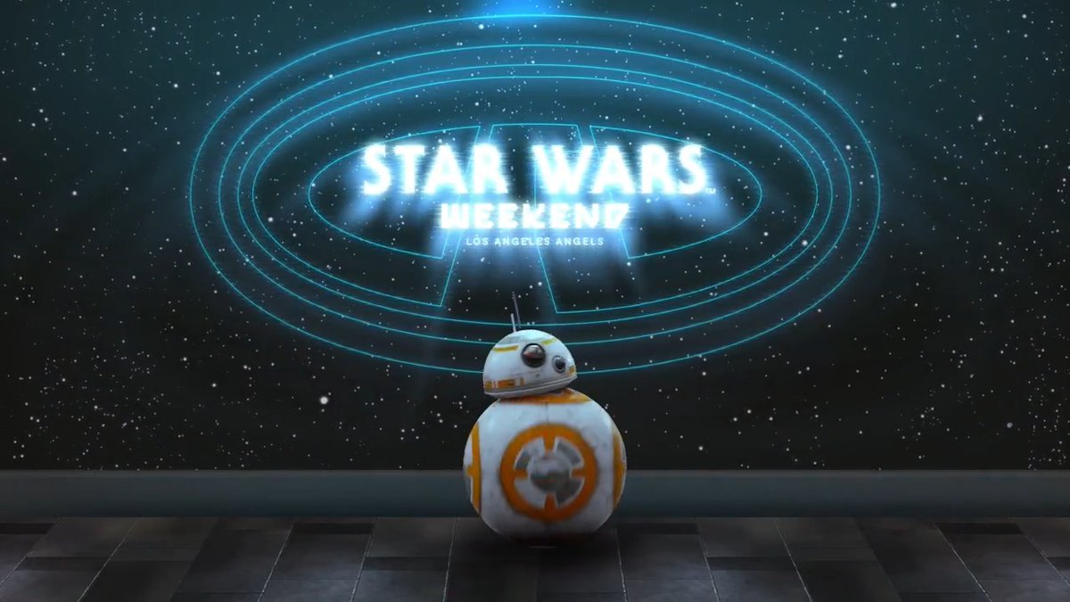 Hello there 🌌 Star Wars Weekend at Angel Stadium starts tonight!