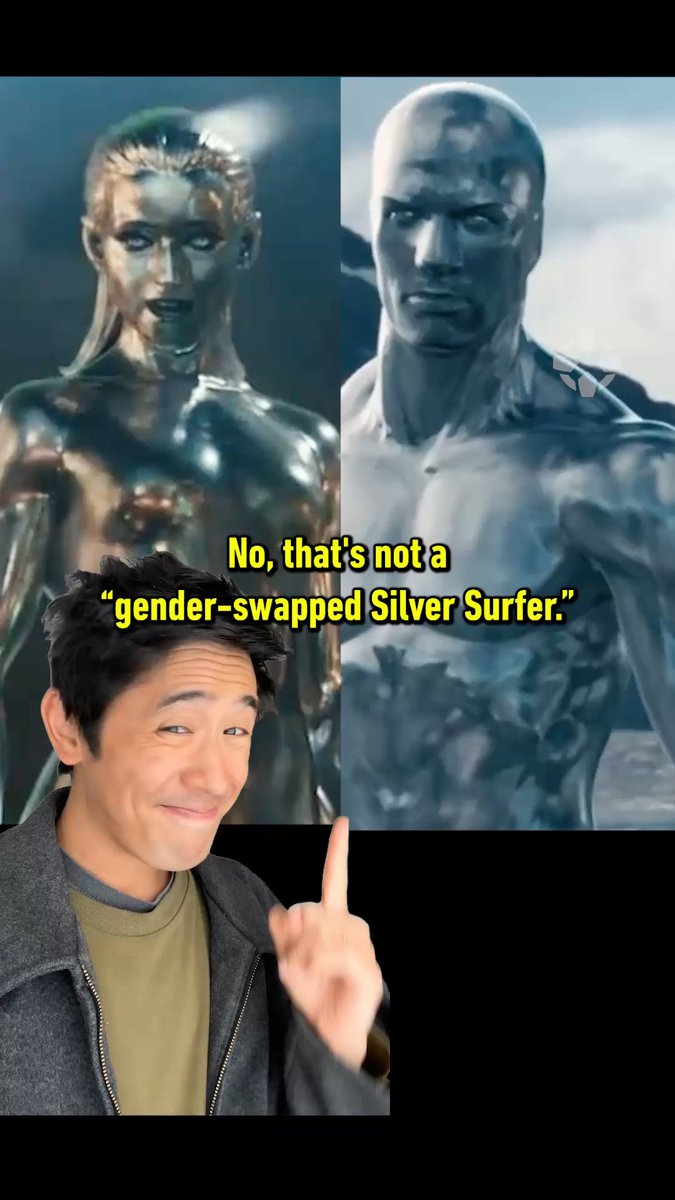 Marvel Studios is subverting expectations with their version of Silver Surfer but at least Galactus isn't a giant cloud this time.