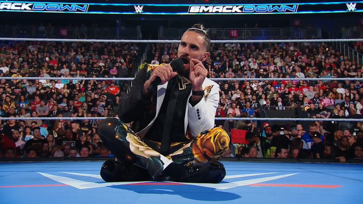 .@wwerollins is putting it all on the line TOMORROW at #WrestleMania!! #SmackDown