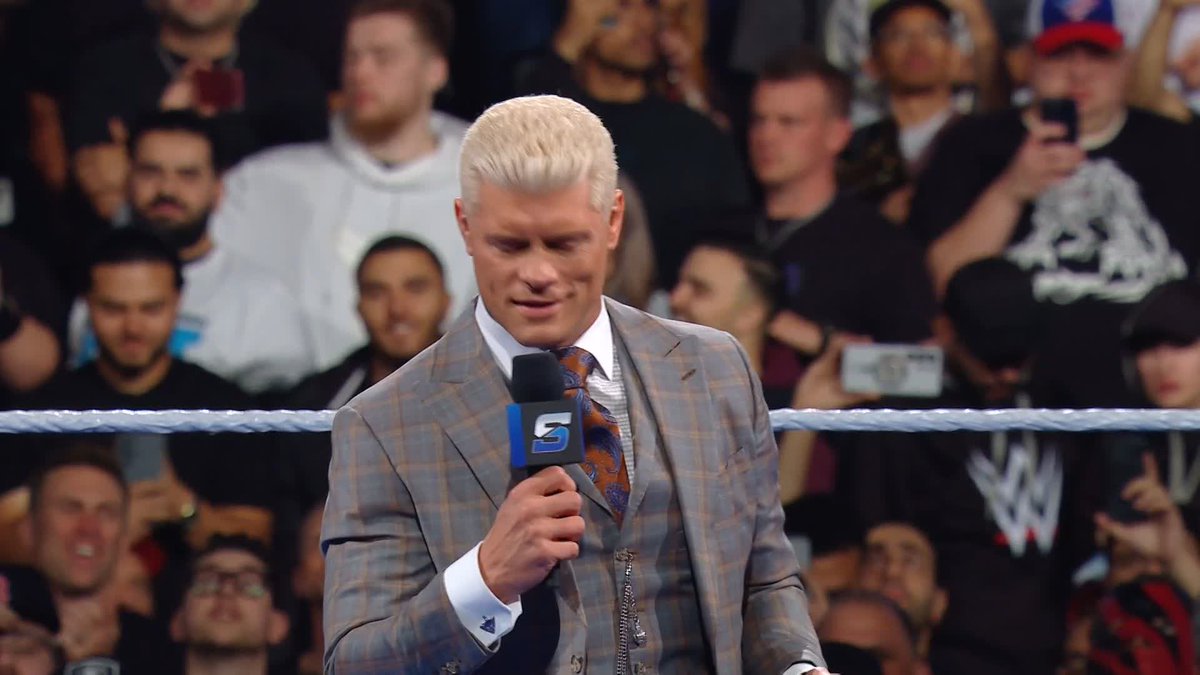.John Cena has arrived... He couldn't even let Cody Rhodes get a word in 😬 #SmackDown