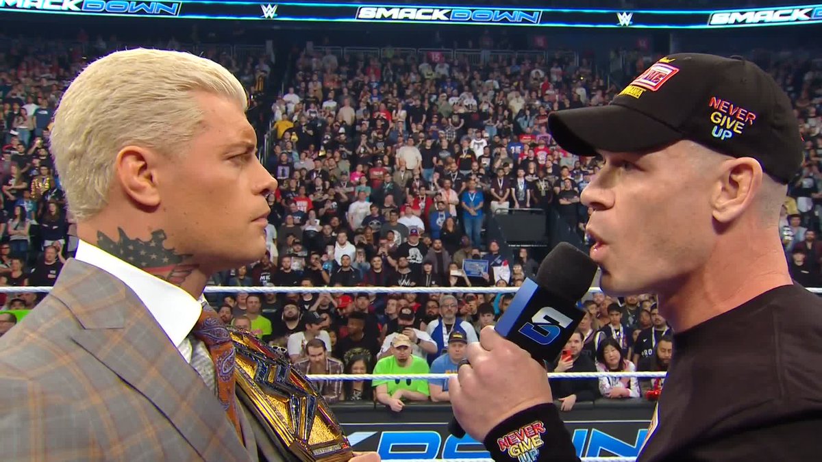 "You're just a kid in a man's world..." John Cena is NOT holding back! #SmackDown