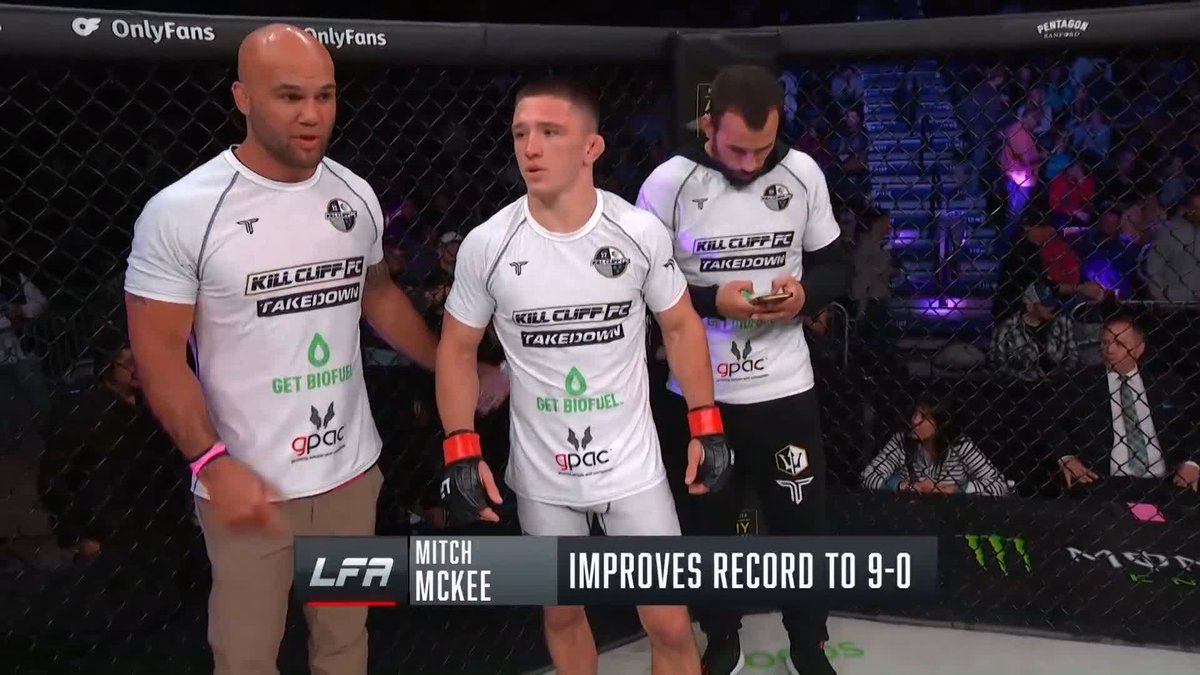 Mitch McKee is on the rise✅ The LFA Lightweight Belt is on the line NEXT👊