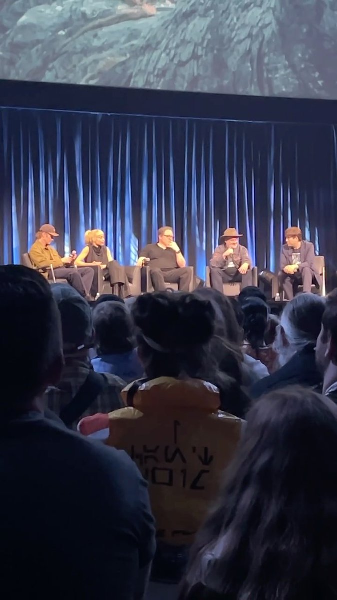 Dave Filoni honors Ray Stevenson during the #Ahsoka panel at #StarWarsCelebration.
