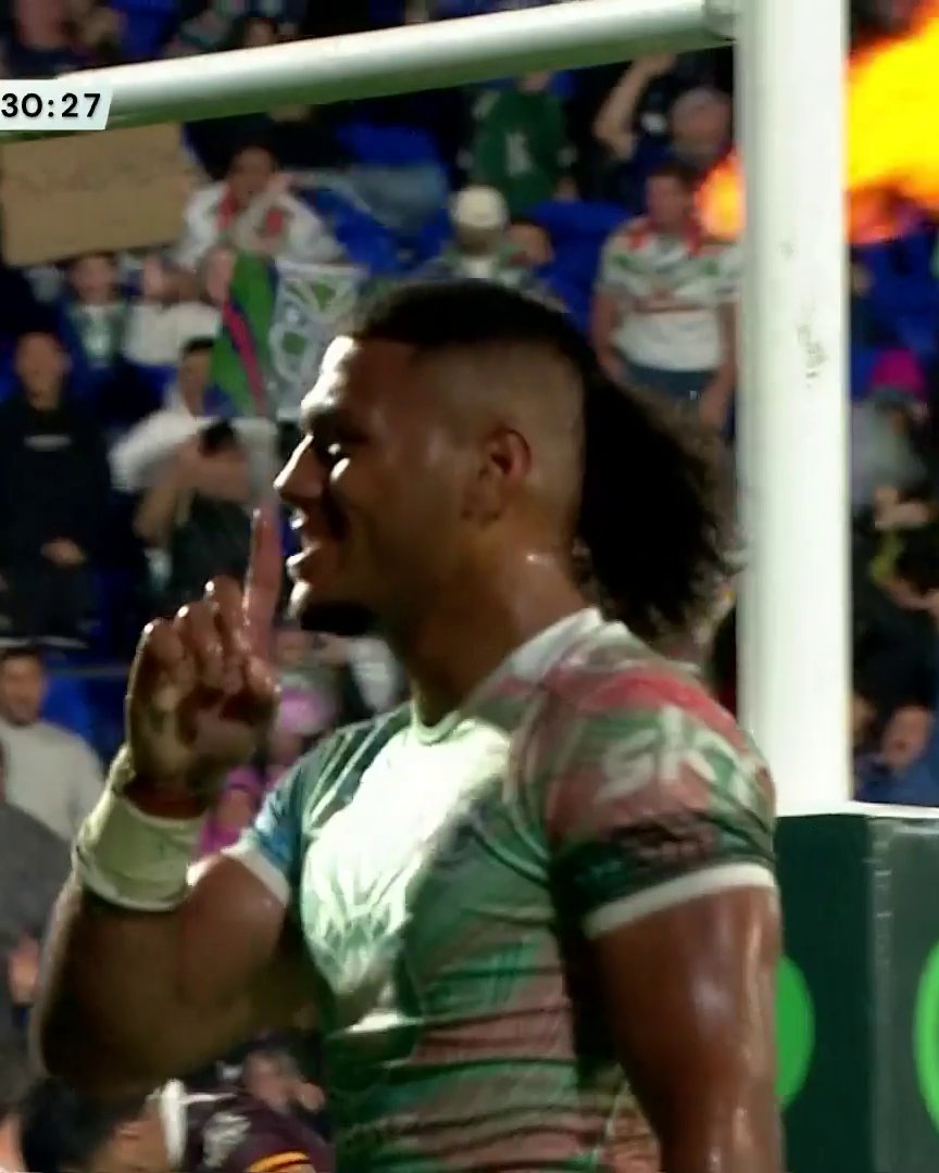 LEKA HALASIMA 🤫 #NRLWarriorsBroncos