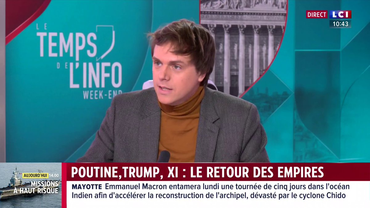 Donald Trump "a deux appuis de fond extrêmement puissants, des contre-élites révolutionnaires qui ont un projet impérial (...) et de l'autre côté vous avez les seigneurs de la tech (...) Pour eux, l'UE est un adversaire" 🗣️ Gilles Gressani directeur "Le Grand Continent"