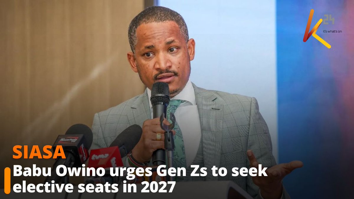 Babu Owino urges Gen Zs to seek elective seats in 2027