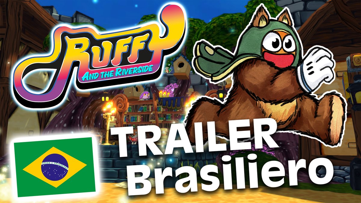 🇧🇷 E aí, Brasil! 🇧🇷 Não é segredo pra ninguém que vocês são os melhores. ⭐⭐⭐ E é por isso que a gente tem um trailer do Ruffy só pra vocês!❤️❤️❤️ #playstation5 #nintendoswitch #xbox #pcgaming #indiegames