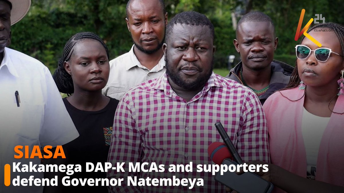 Kakamega DAP-K MCAs and supporters defend Governor Natembeya against Kenya Kwanza allies