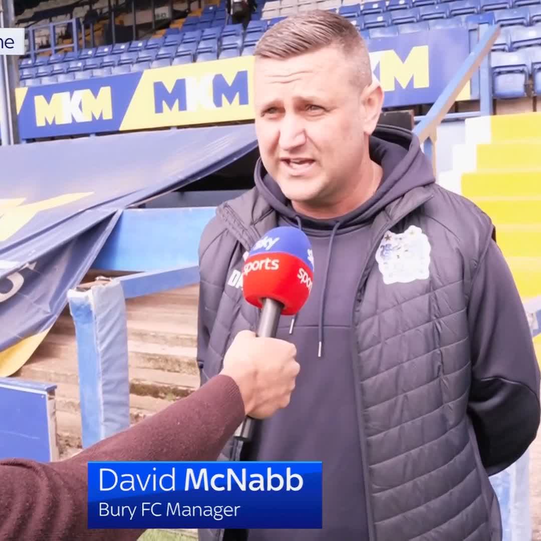 🗣️ "Emotional to say the least" Fan-owned Bury FC can secure their first promotion today from the North West Counties Premier Division since they were expelled from the EFL in 2019 with over 8000 fans expected to be in attendance at Gigg Lane ⚽