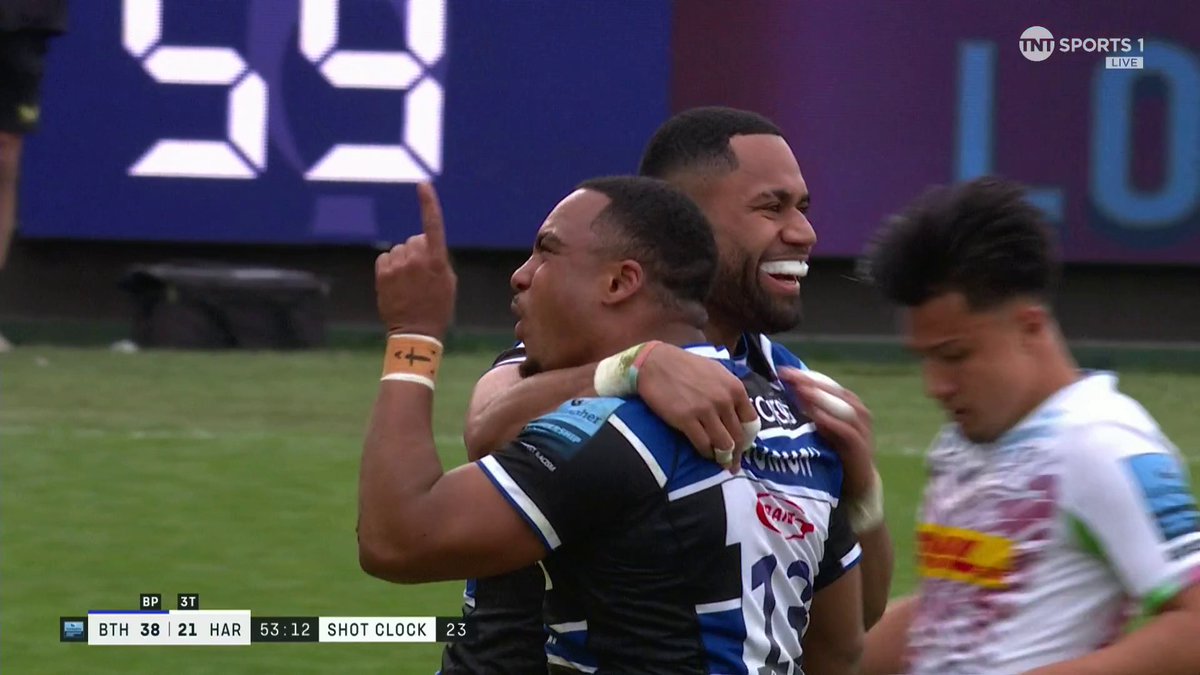 Max Ojomoh has been on fire for Bath Rugby in recent weeks 🔥 Will he be part of England's summer plans? Watch Bath's trip to Exeter live on TNT Sports & Discovery+ from 2.30pm.