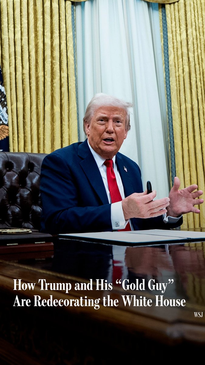 Since taking office, Trump has challenged the global order and upended Washington. In his spare time, he's also become the White House art director, adding golden flourishes to every corner of the government. Read more: