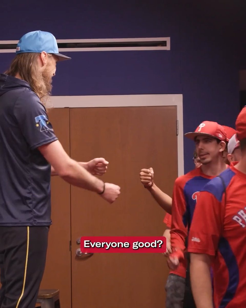 Before yesterday's game, Matt Strahm and his wife Megan hosted a special surprise for athletes and coaches from the Newtown Edgmont Little League Challenger Team, the Newtown Edgmont Angels, a local special needs baseball program!
