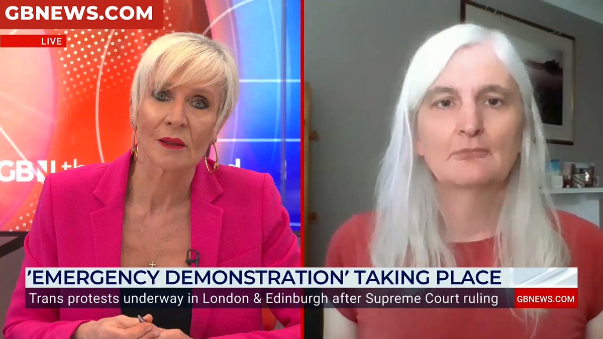 'As long as you respect other people, they tend to respect you!' Transgender Teacher, Debbie Hayton, discusses the the Supreme Court’s ruling that the definition of a woman is based on biological sex after protests take place in London and Edinburgh.