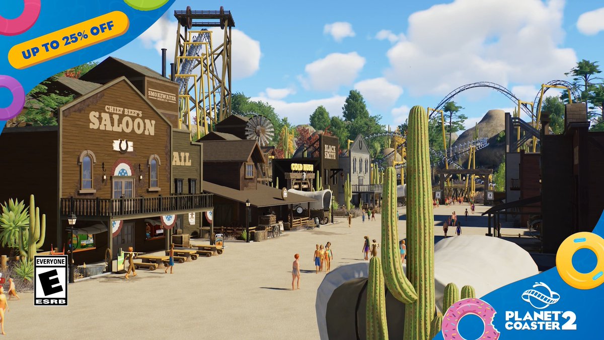 Update 4 is nearly here! Grab Planet Coaster 2 in the Steam Publisher Sale before it releases on 22nd April!