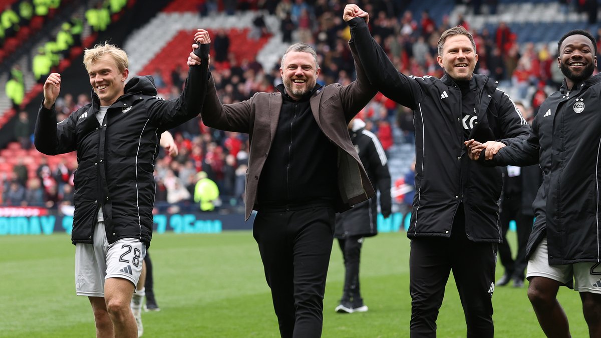 💬 "You saw how everyone celebrated with our fans after the game and how much it means to everyone connected with our amazing club." Jimmy Thelin spoke to RedTV after we secured our place in the Scottish Cup Final with victory over Hearts at Hampden 📺