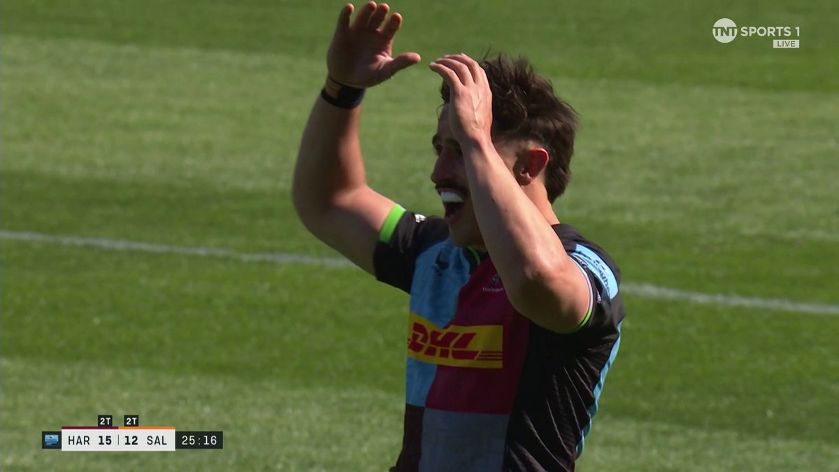 Post, bar, post, bar, miss ❌🤯 Have you 𝗘𝗩𝗘𝗥 seen anything like it? #GallagherPrem | #HARvSAL