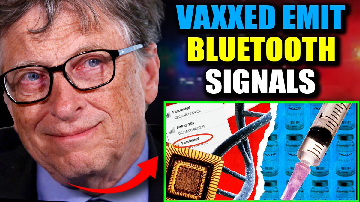 Gates Insider Presents Proof: Vaccinated People Emitting Bluetooth Signals with Secret 'Death Dates' For over a decade, Bill Gates and his network of unelected technocrats have poured billions into merging man with machine - not through open innovation, but through covert experimentation on the global population. In recent months, a growing number of independent researchers, tech-savvy citizens, and even curious skeptics have made a startling discovery: vaccinated individuals are emitting Bluetooth signals - complete with unique MAC addresses. We’re talking about bodies - living or dead - that are suddenly detectable by Bluetooth scanners. And in some cases, those MAC addresses are reportedly labeled with a single, chilling identifier: "Vaccinated."