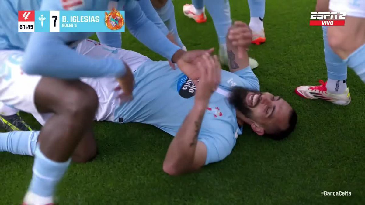 ¡¡HAT-TRICK DEL PANDA!! ¡¡BORJA IGLESIAS PONE EL 3-1 ANTE BARCELONA!! 📺 Mirá #LaLiga en #DisneyPlus