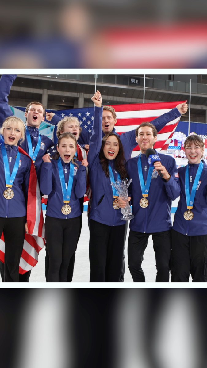 Back-to-back champions 🇺🇸✨ Team USA reflects on a week of unforgettable moments, big performances, and even bigger team spirit at #WTTFigure — Stronger Together! 💪❤️ 🎥 Watch the full interview now! 👉 #FigureSkating