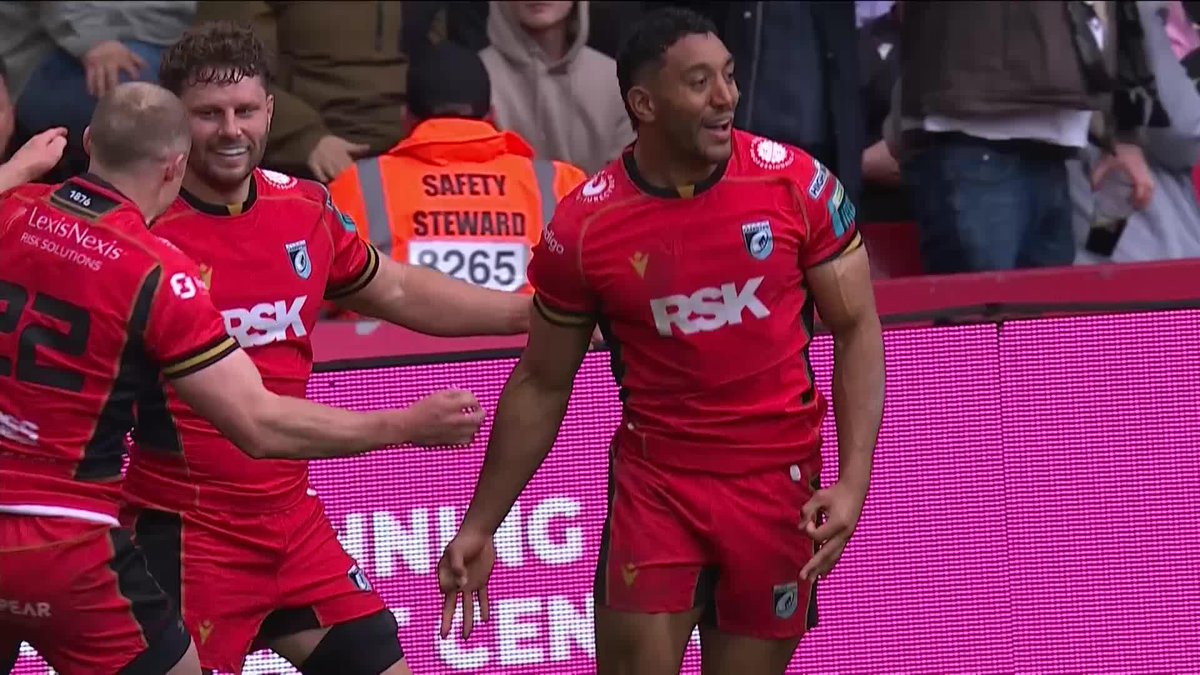 .Cardiff Rugby see out the win on #JudgementDay with the help of this beautiful try from Gabe Hamer-Webb! 👏 The playoffs are very much on the agenda for the side from the Welsh capital now 🔵