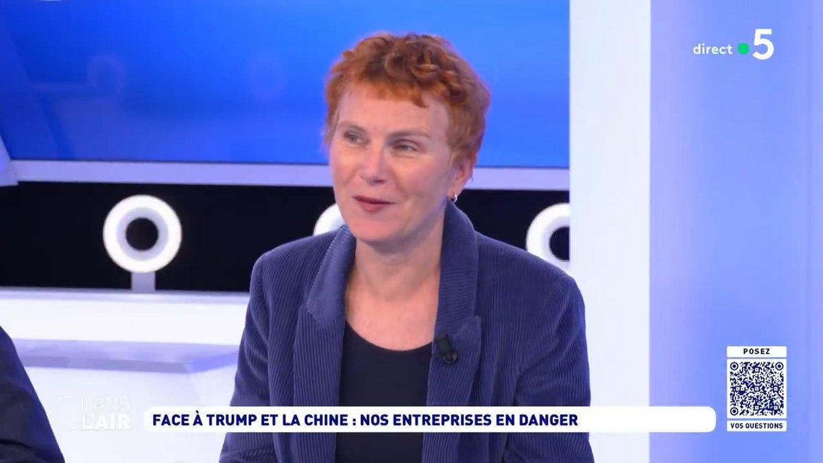 "L'ennemi de Donald #Trump est la #Chine, mais l'autre est l'#UE en tant qu'union. Il aimerait vraiment fracturer l'UE, diviser les pays, les amener à venir négocier dans leur coin. Le rapport de force serait meilleur pour lui. Or, l'UE a réussi à rester unie." Gaëlle Macke