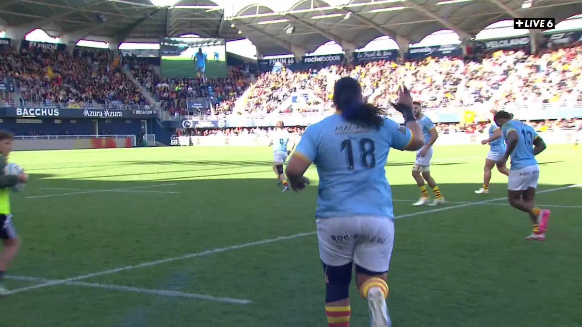 POSOLO TUILAGI EST DE RETOUR 🤩 Après 203 jours d'absence, le deuxième ligne de Perpignan et de l'Équipe de France fait son retour sur un terrain de rugby ! USAP #USAPR92