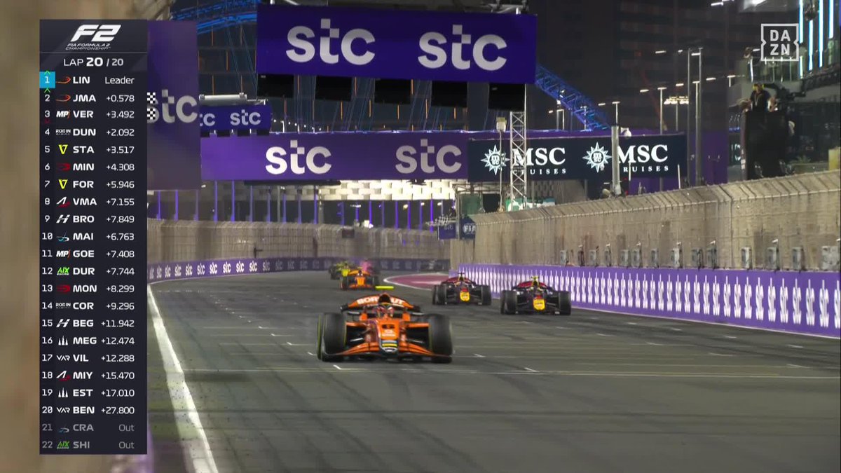 Pepe Martí es LÍDER DEL MUNDIAL DE F2 🔥 Vaya doblete espectacular para Campos Racing Bravísimo, PepeMartiS 👏 #SaudiDAZNF1 🇸🇦