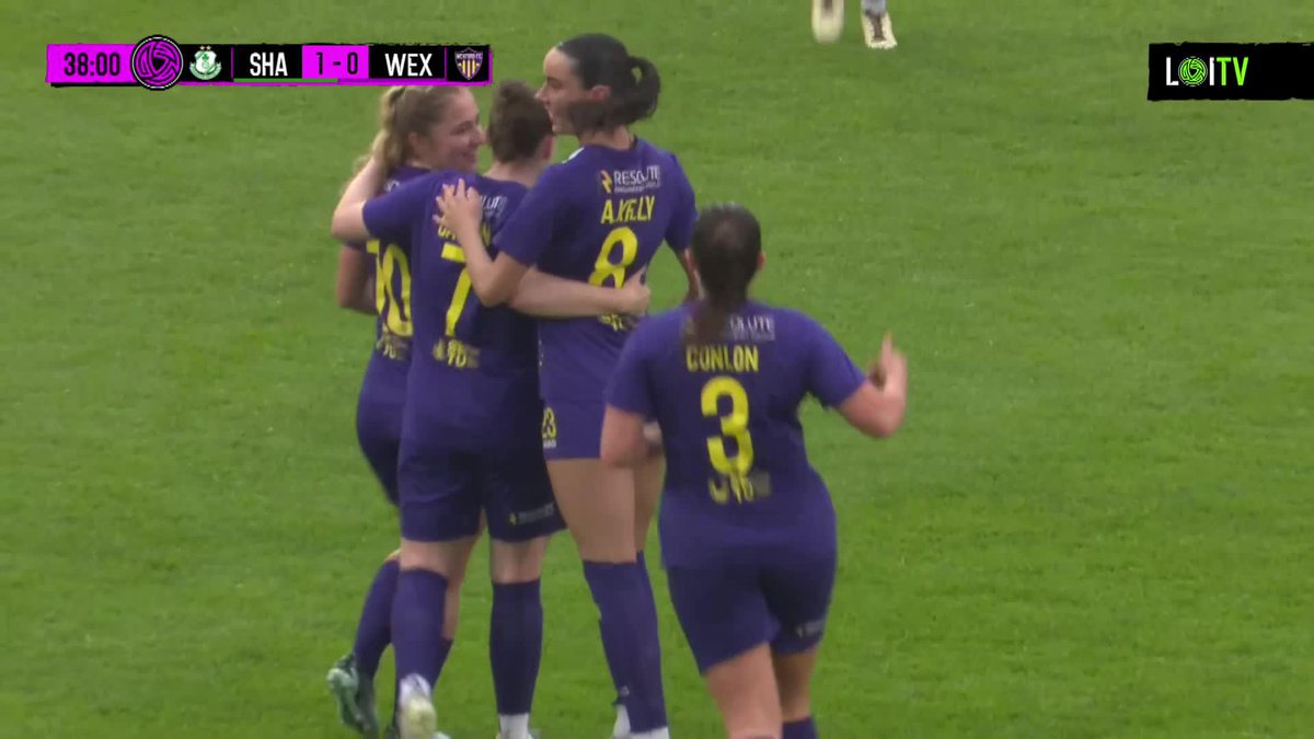 What a goal😮 Ellen Molloy equalises for Wexford with a magnificent strike.
