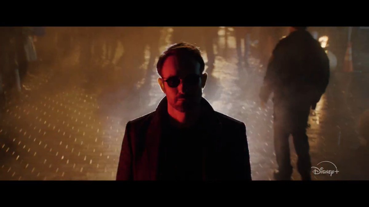 Fighting the darkness. All episodes of #DaredevilBornAgain are now streaming on Disney+.