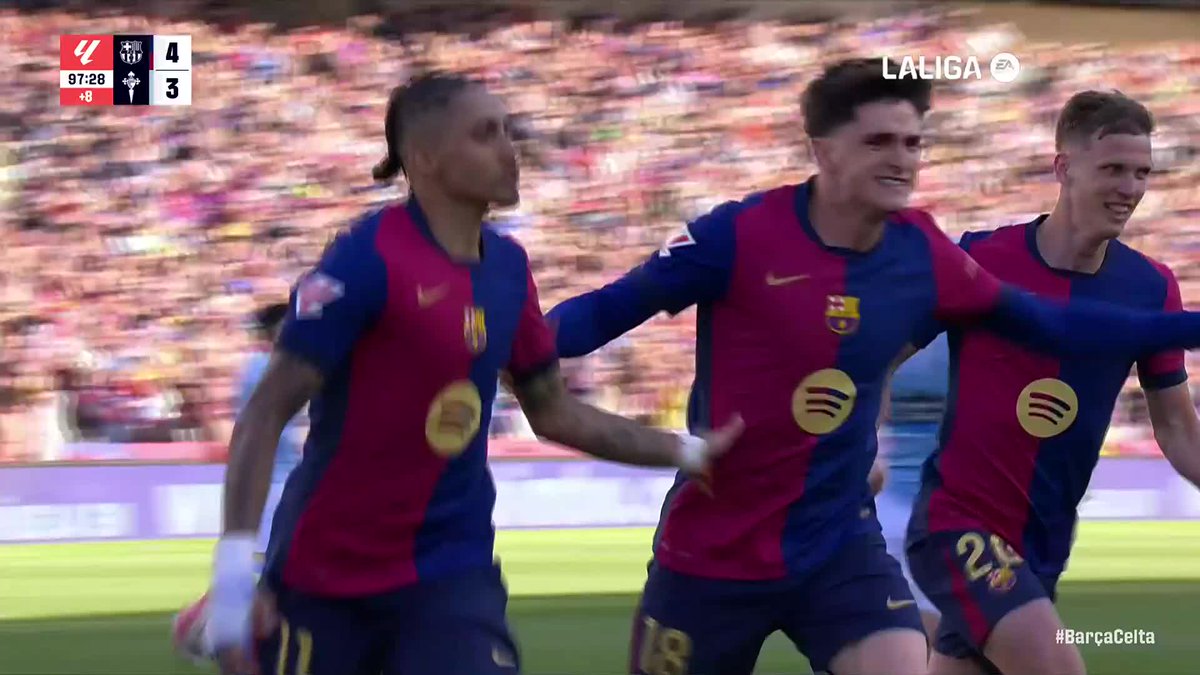 Qué remontada hemos vivido 🤯 #BarçaCelta | #LaLigaHighlights