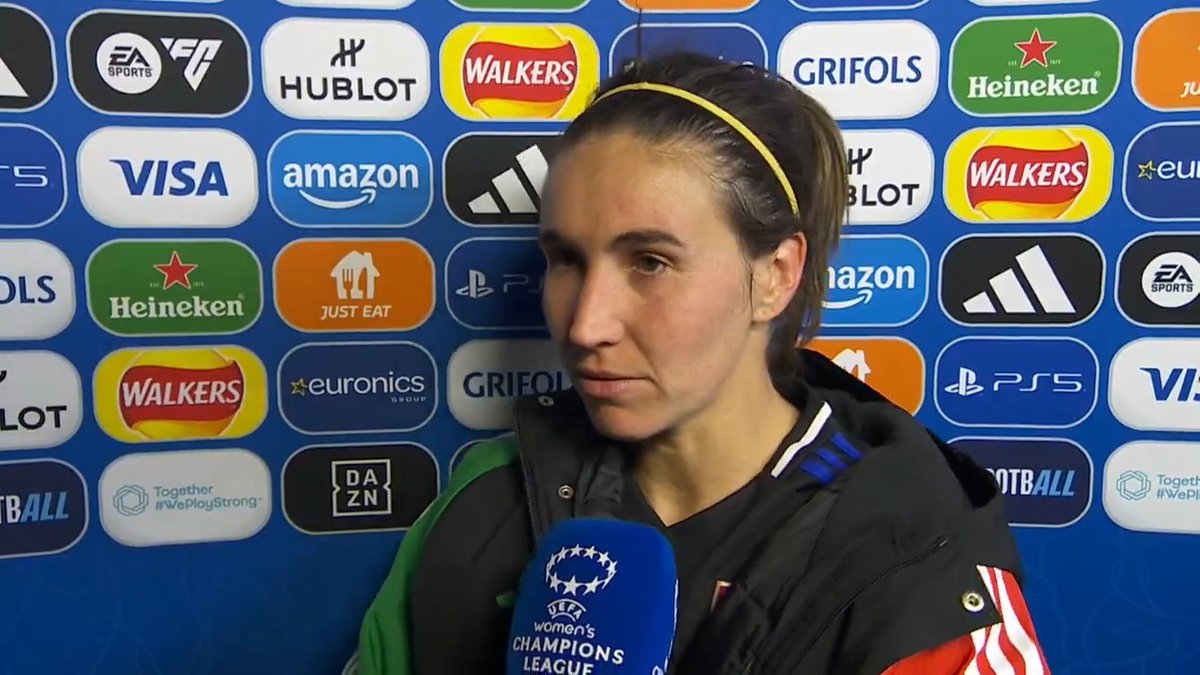 "We had our momentum and we need to keep believing" Mariona Caldentey and the Arsenal team are looking forward to the second leg against Lyon in the UWCL 💪