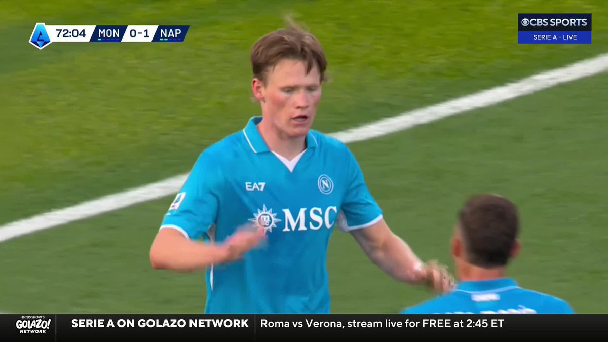 Scott McTominay finds the breakthrough for Napoli 💥 10 goals in all competitions in his Serie A debut season 🇮🇹