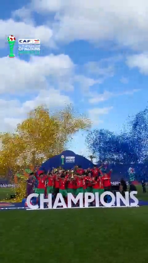 They came. They played. They owned the moment. 🏆🇲🇦 #TotalEnergiesAFCONU17