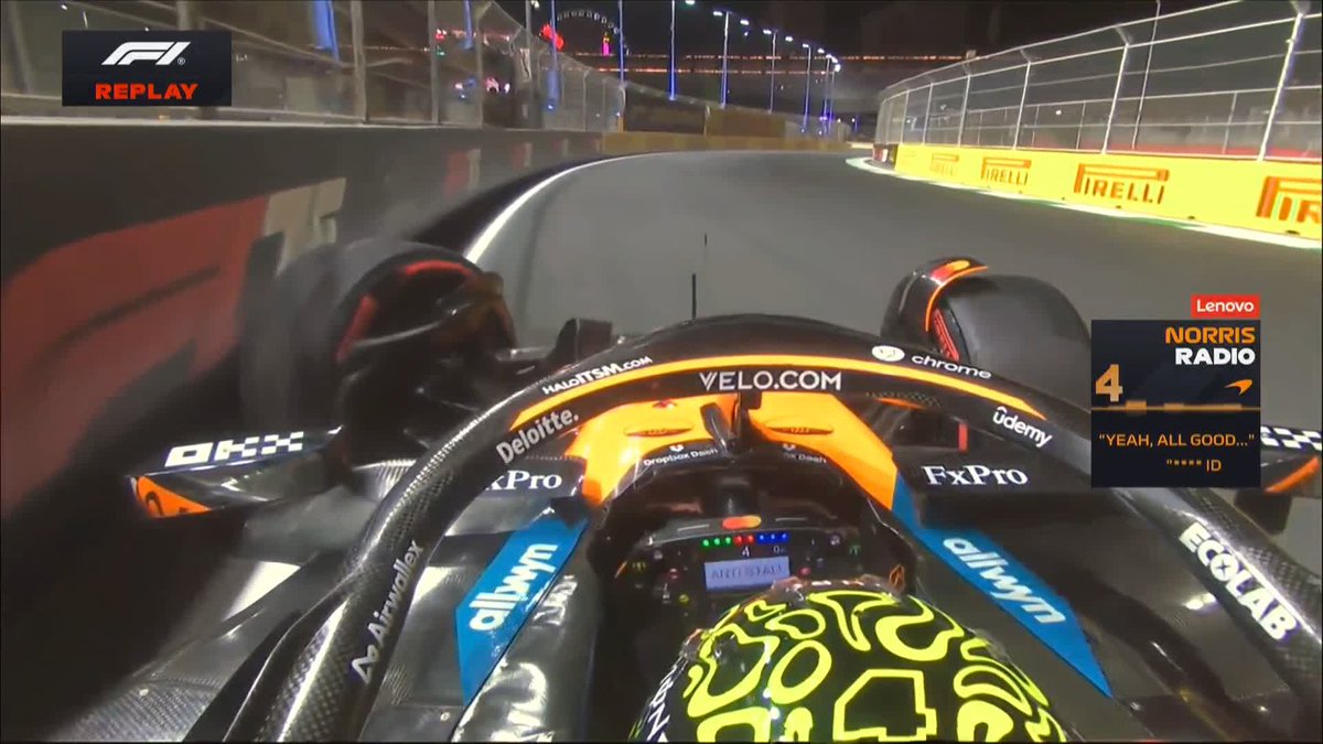🚩 RED FLAG 🚩 Lando Norris crashes at start of Q3! He reports he is ok in the car.
