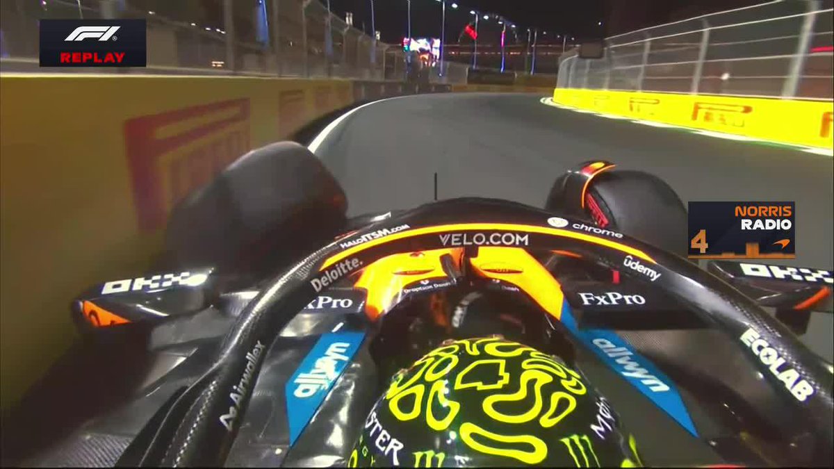"Norris": Por su choque en la clasificación del #SaudiArabianGP