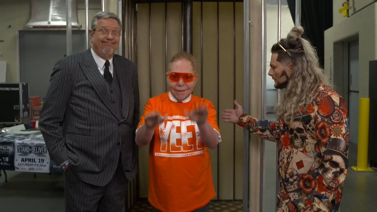 Great to see you, Penn Jillette and Teller! Sorry about what happened though, King... YEET! 🏆 😂 #StandAndDeliver