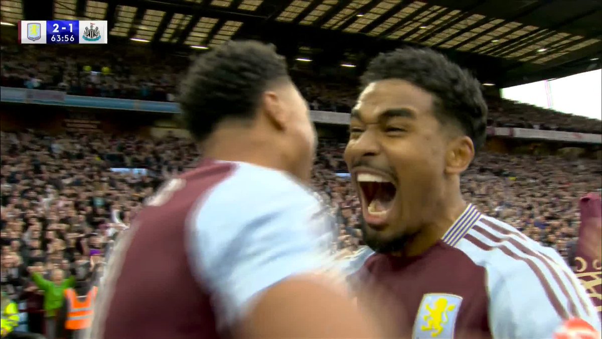 Aston Villa retake the lead courtesy of Ian Maatsen's FIRST Premier League goal! 💥