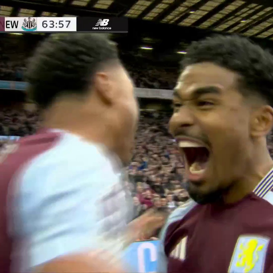 Ian Maatsen surges down the left flank and fires it in to restore Aston Villa's lead. 💪 📺 NBC &amp; Peacock | #AVLNEW