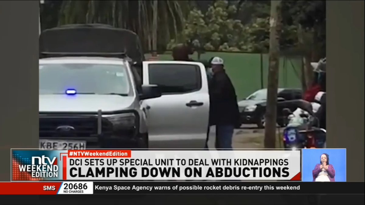 Clamping Down On Abductions The Directorate of Criminal Investigations (DCI) has established a special unit to tackle cases of abductions and missing persons across the country. #NTVWeekendEdition Michelle Ngele-Odhiambo