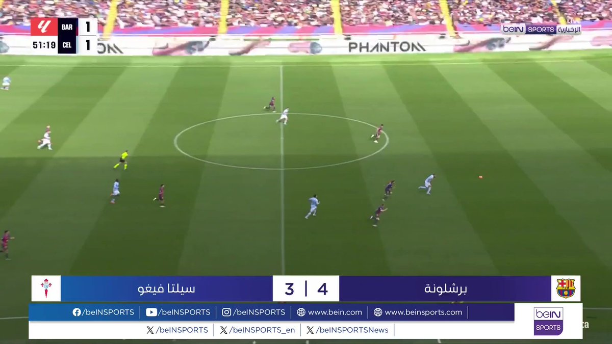 🟣🎥 تقرير خاص | برشلونة يعزز صدارته مؤقتاً للدوري الإسباني بفوزه المثير في الوقت القاتل على ضيفه سيلتا فيغو 4 - 3 في الجولة الثانية والثلاثين 🎙️تقرير | يوسف سهيلي