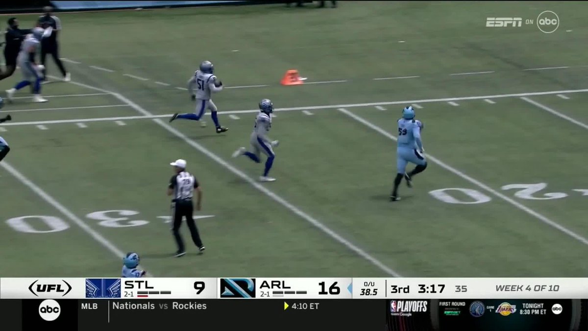 PICK 6!!! HARVEY TO THE HOUSE & WE GOT A WHOLE NEW GAME