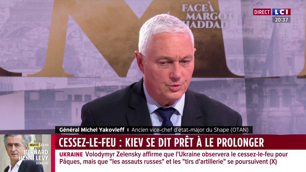 🗣️ "Les soldats ont envie d'un cessez-le-feu et c'est peut-être ça qui inquiète Poutine" note le général Michel Yakovleff ▶️ ✦ Margot Haddad ✦
