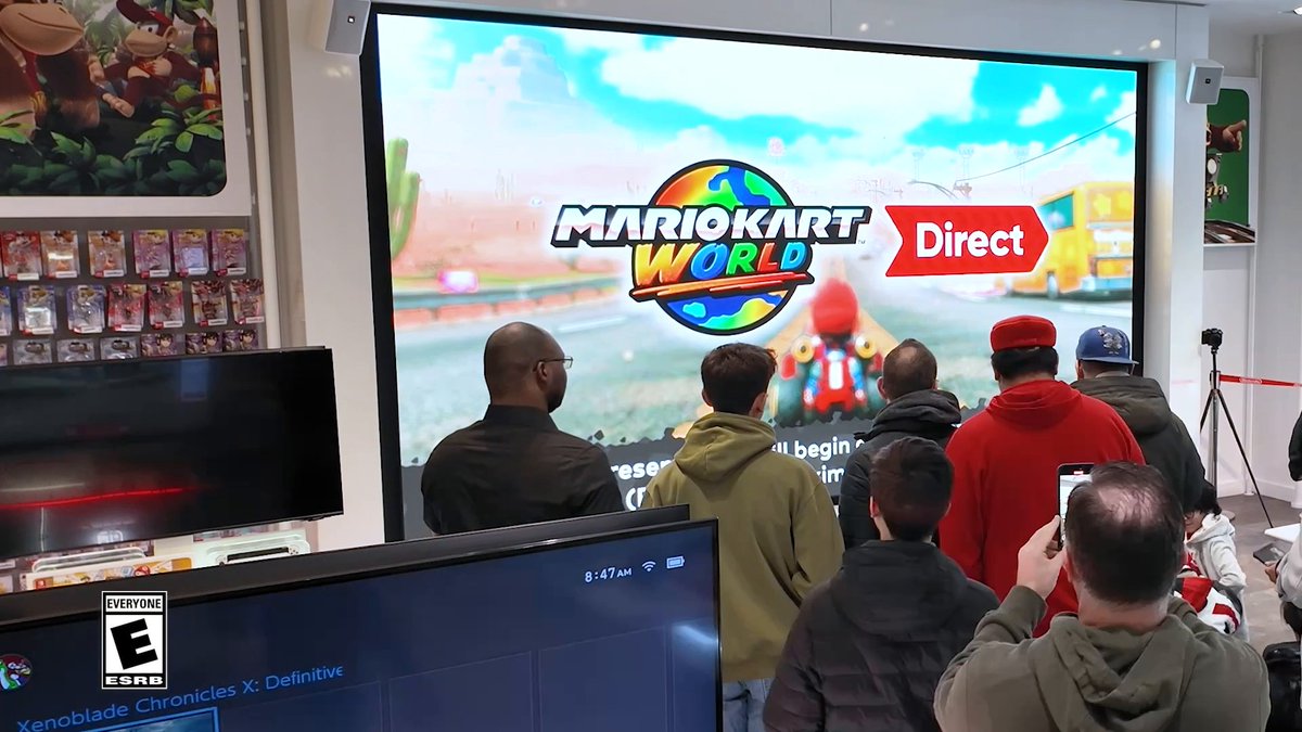 Thanks to everyone who joined us at Nintendo NEW YORK on Thursday for a viewing of the #MarioKartWorld Nintendo Direct. June 5th can't come fast enough!