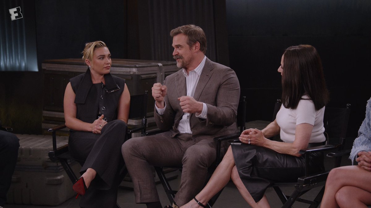The cast of #Thunderbolts* shared what it was like to see Sebastian Stan return as Bucky Barnes. See them all come together on the big screen in theaters May 2! Get your tickets here👇