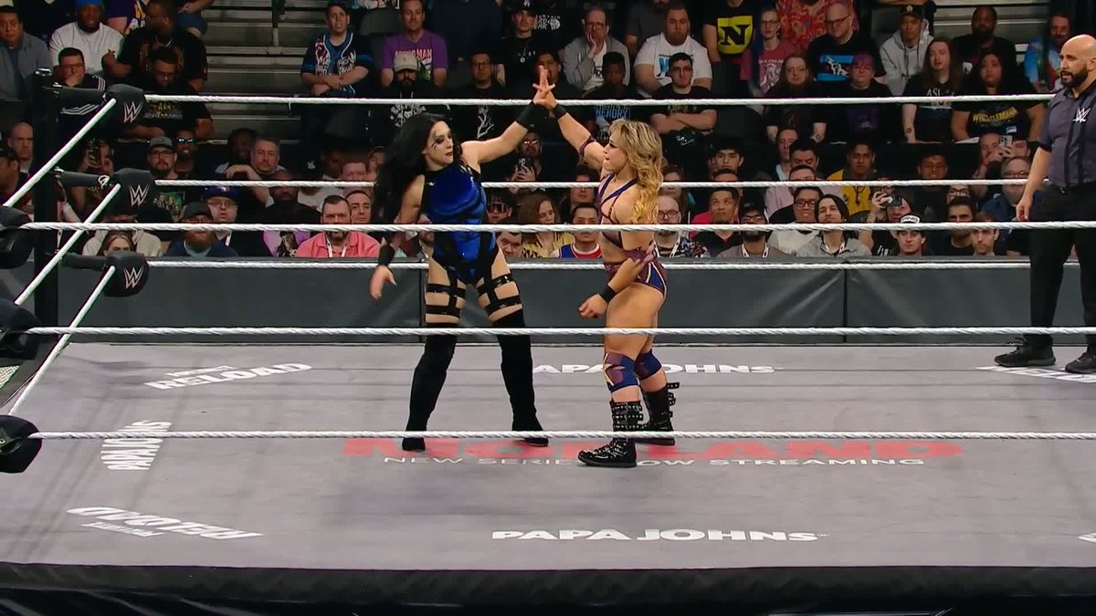 .Stephanie Vaquer and Jordynne Grace are matching each other every step of the way! 👏 #StandAndDeliver