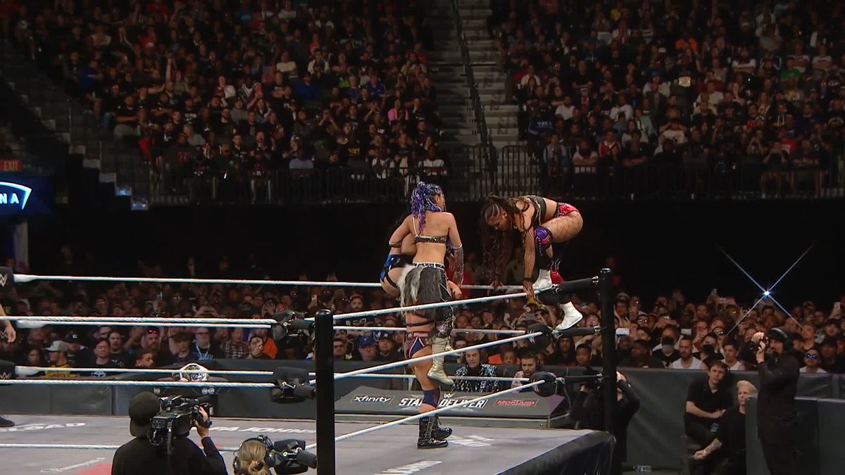 😲 😲 😲 These four are putting EVERYTHING on the line for the #WWENXT Women's Championship! #StandAndDeliver